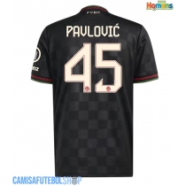 Camisa de time de futebol Bayern Munich Aleksandar Pavlovic #45 Replicas 3º Equipamento 2025-26 Manga Curta